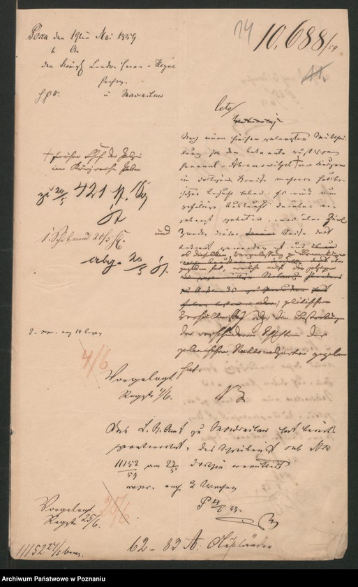 Obraz 18 z jednostki "A. betr. die Auskunft über Ausländer Lit. A"