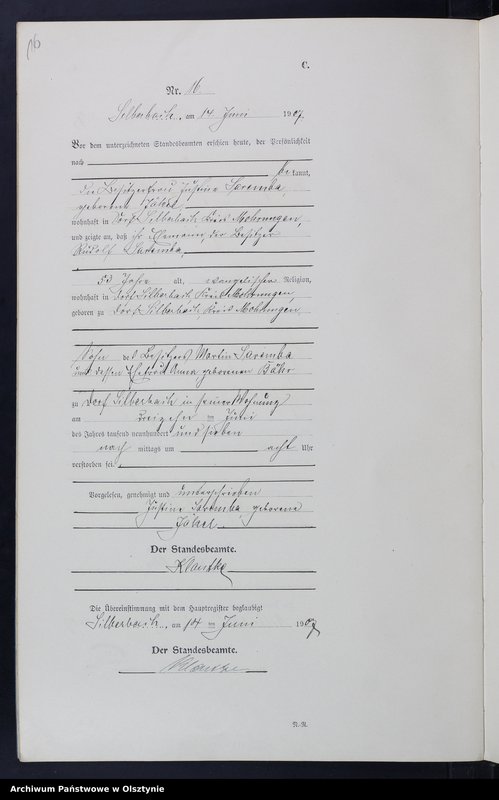 image.from.unit.number "Sterbe-Neben-Register Nr 1 - 33"