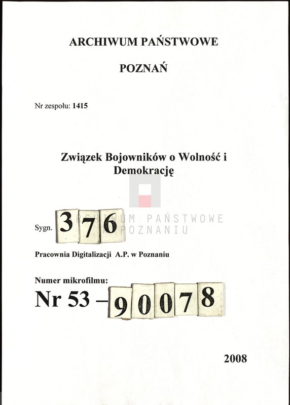 Obraz 1 z jednostki "Relacje i wspomnienia dotyczące powstania wielkopolskiego: 1. Poznań, część ll /autorzy relacji od G - M/."