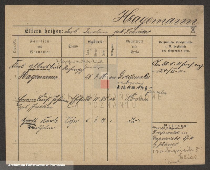 Obraz 8 z jednostki "Hagbeyer - Hajdrichowski (Hei..)"