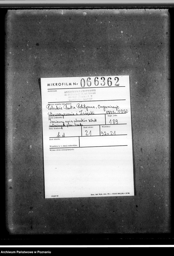 Obraz 2 z jednostki "Imienny spis członków kółek rolniczych powiatu Środa"