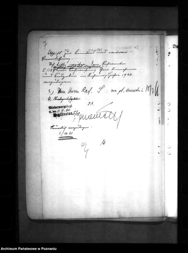 Obraz 11 z jednostki "Gräberzentrale- Mittelbewirtschaftung"