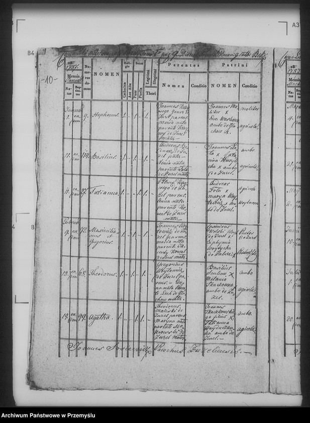 Obraz 14 z jednostki "[Kopie ksiąg metrykalnych parafii Żużel (dekanat Bełz)]"