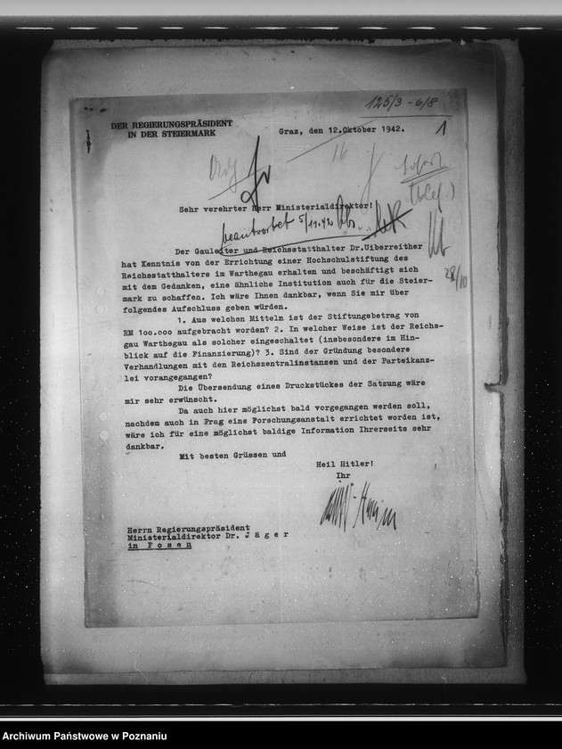 Obraz 5 z jednostki "Utworzenie wyższej szkoły w Poznaniu"