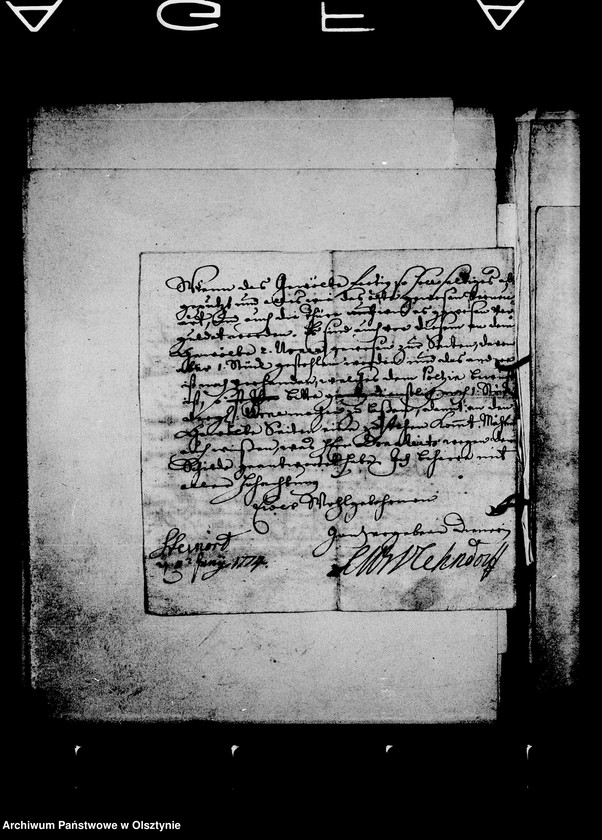 image.from.unit.number "/Geldrechnung der Frau Rgfin L. M. Lehndorff betr. Landkeim, Laserkeim, Strittkeim u. Labab mit Anordnungen u. Belägen/"