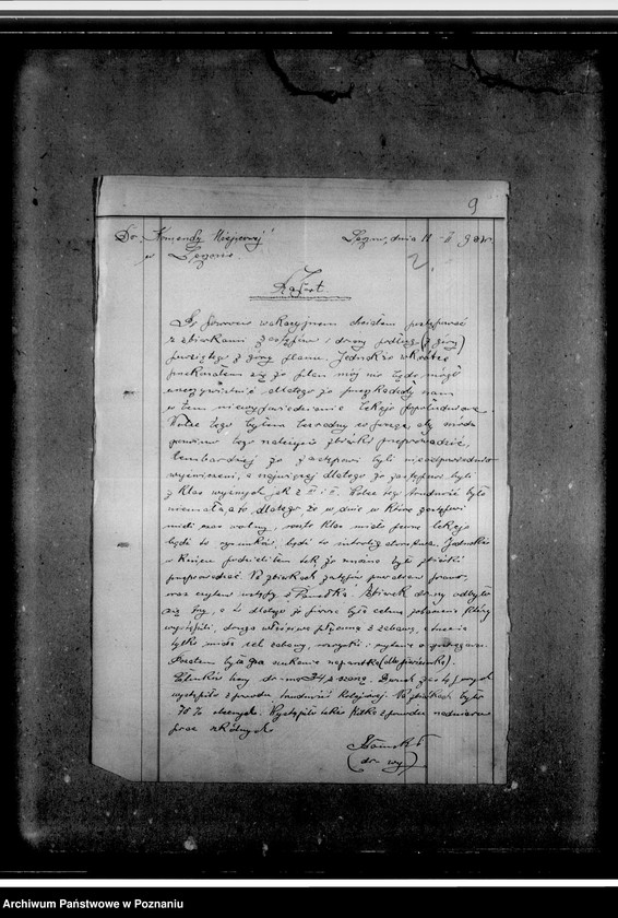 Obraz 13 z jednostki "Okólniki, rozkazy komendanta hufca, korespondencja, ewidencja i inne materiały II- giej drużyny im. Juliusza Słowackiego"