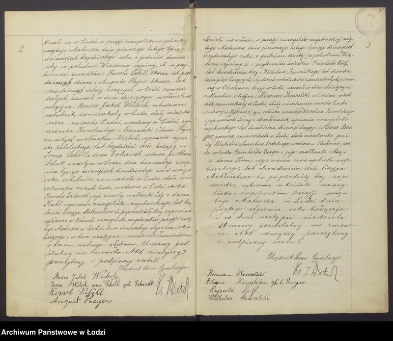 Obraz 4 z jednostki "Akta małżeństw"