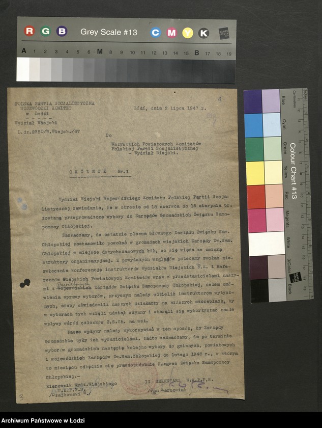 Obraz 2 z jednostki "Instrukcje, [okólniki] Oddziału"