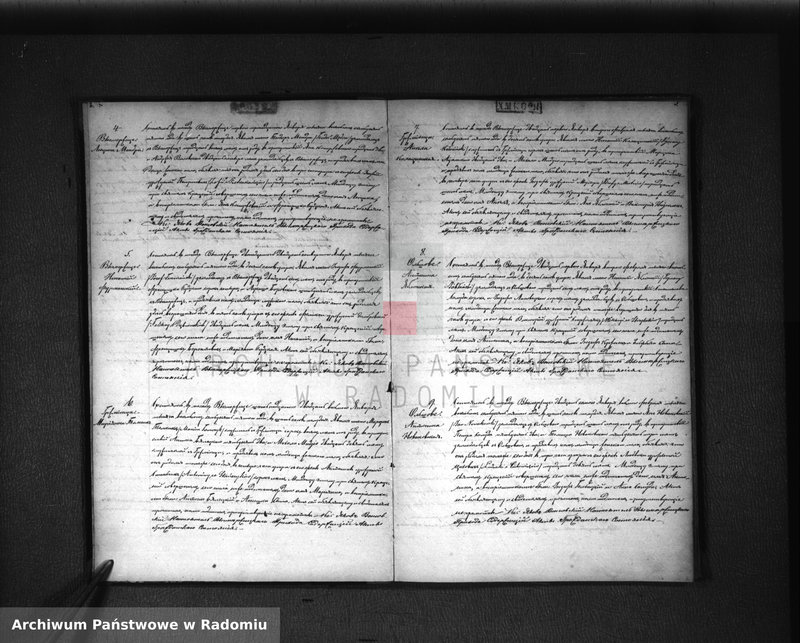 Obraz 5 z jednostki "[Duplikat akt urodzonych, zaślubionych i zmarłych parafii Wyśmierzyce z 1875 roku]"