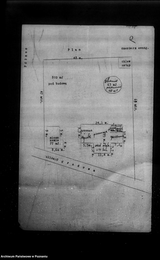 Obraz 6 z jednostki "Kwestionariusz Gazowni Miejskiej w Jutrosinie powiat rawicki"