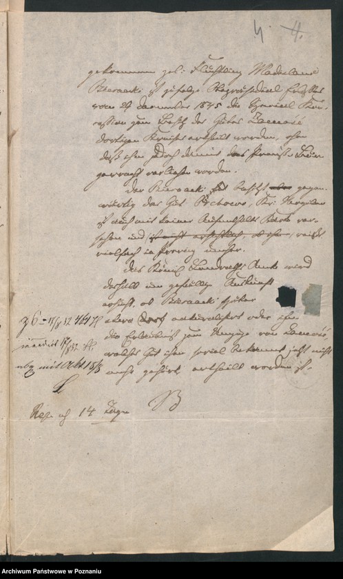 Obraz 8 z jednostki "A. betr. den polnischen Flüchtling Wladislaus /Wladimir/ von Biernacki"