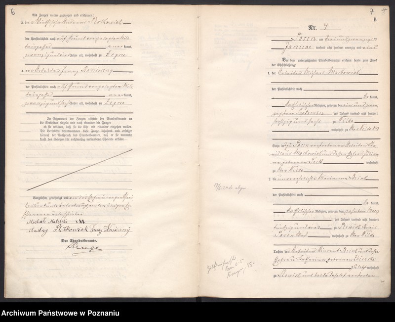 Obraz 6 z jednostki "Księga małżeństw"