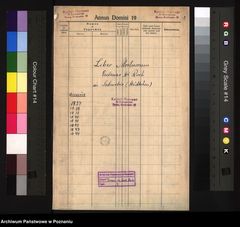 Obraz 3 z jednostki "Duplikat mortuorum"