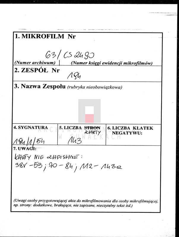 image.from.unit.number "[Księga akt urodzeń, małżeństw i zgonów wyznania ewangelicko-augsburskiego zboru w Suwałkach]"