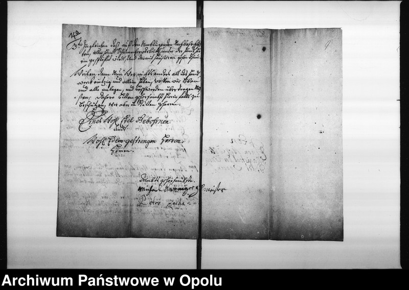 Obraz 14 z jednostki "Acta in Sachen des hiesigen Schumacher Mittels wegen der Fuscher und was dergleichen mehr"