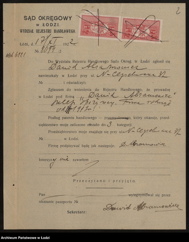 Obraz 4 z jednostki "Dawid Abramowicz- sklep spożywczy"