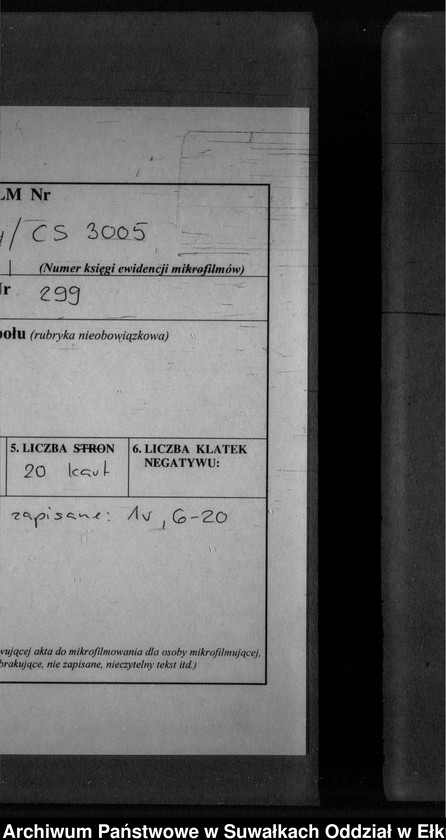 image.from.unit.number "Heiraths-Neben-Register des Preussischen Standes-Amtes Gr. Strengeln Kreis Angerburg"