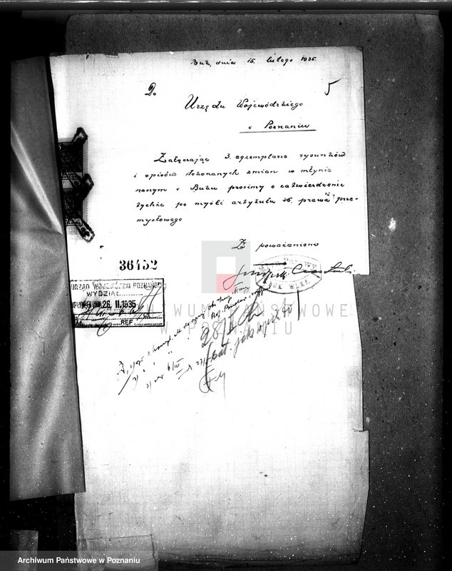 Obraz 9 z jednostki "Zatwierdzenie zakładu przemysłowego /młyn parowy/ firmy Siudziak i Ciastowski w Buku"