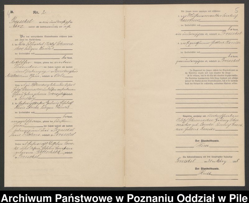 Obraz 5 z jednostki "Księga małżeństw"