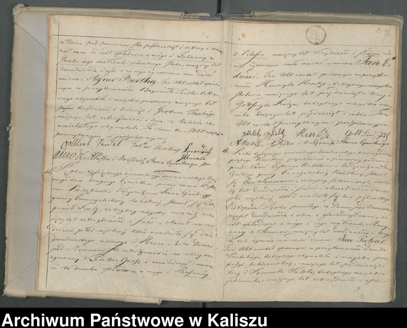 image.from.unit.number "Książka akt urodzenia, małżeństw i zejścia"