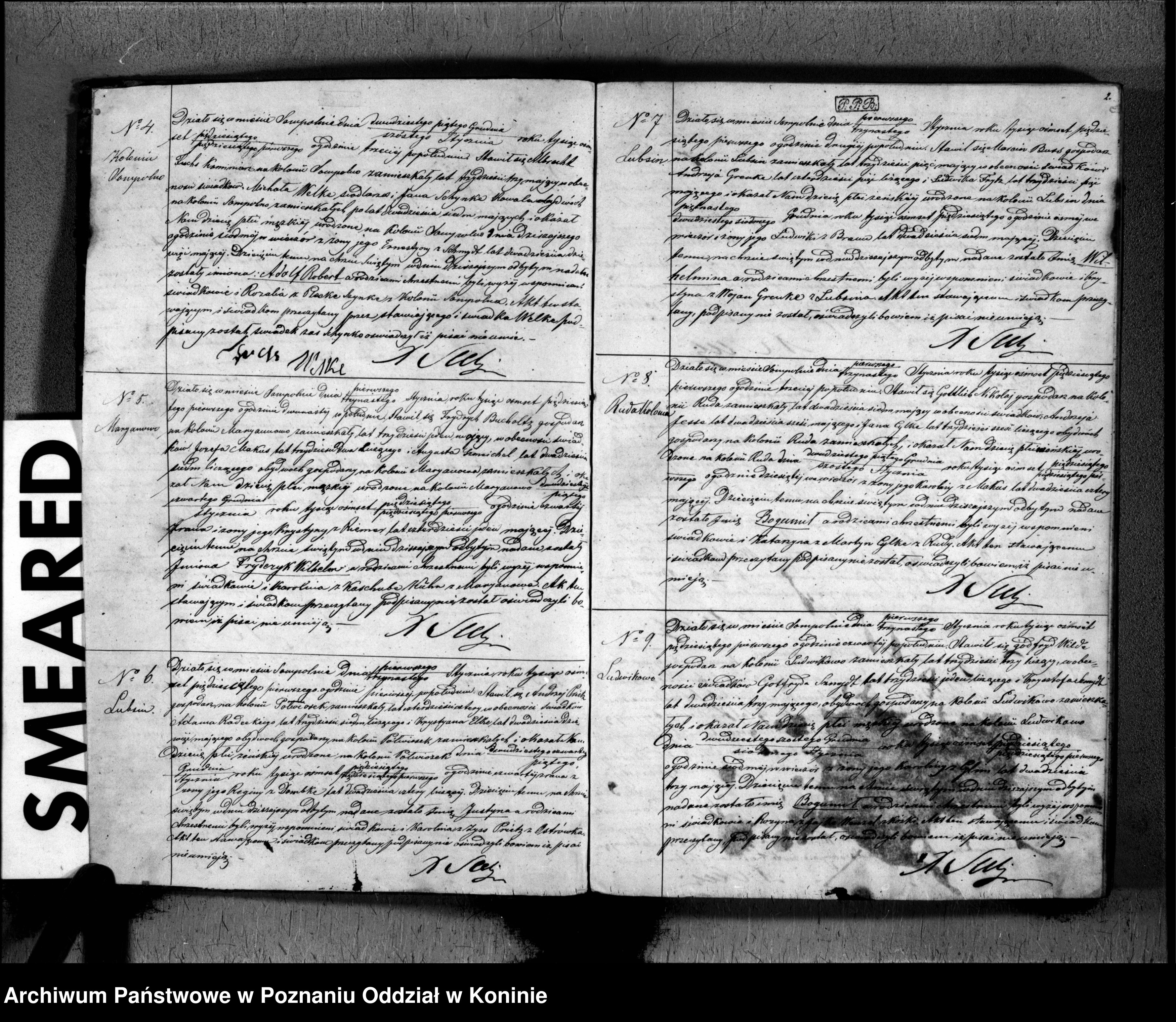 Skan z jednostki: Duplikat akt urodzeń, małżeństw i zgonów