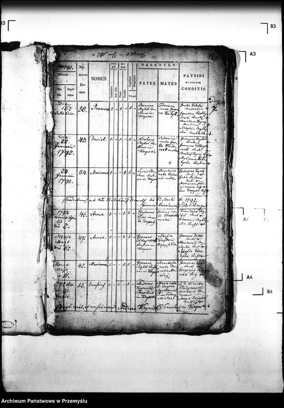 Obraz 15 z jednostki "[Kopie ksiąg metrykalnych parafii Krzywa z filią Banica (dekanat Gorlice)]"