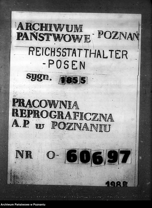 Obraz 1 z jednostki "Litzmannstadt - Statistische Monats- Berichte"