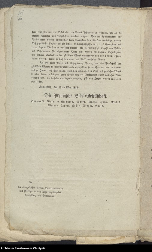 image.from.unit.number "Kirchliche Angelegenheiten. Vereinssachen Nr 2 Bibel Gesellschaft"