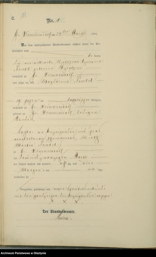 image.from.unit.number "Sterbe-Haupt-Register Nr 1 - 78"