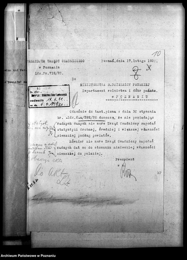 Obraz 14 z jednostki "Statystyka własności ziemskiej"