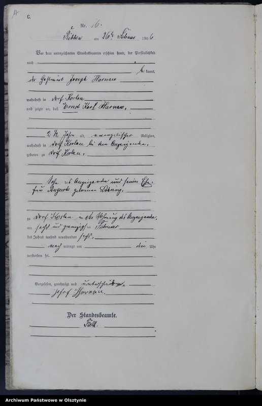 image.from.unit.number "Sterbe-Haupt-Register Nr 1 - 74"