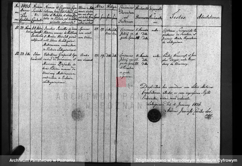 image.from.unit.number "Duplicatum baptisatorum, copulatorum, mortuorum"