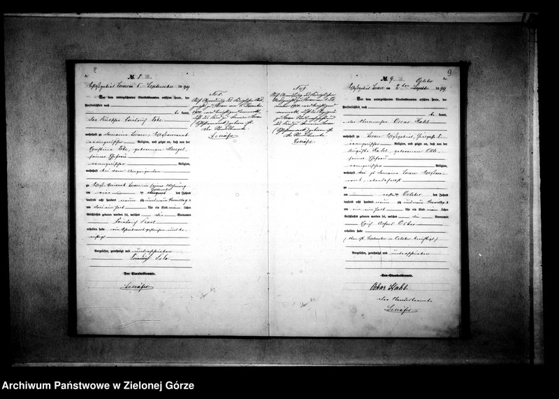 image.from.unit.number "[Księga akt urodzenia rok 1899-Żary okolice]"