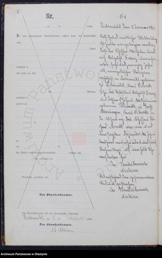 image.from.unit.number "Sterbe-Neben-Register Nr 1 - 78"