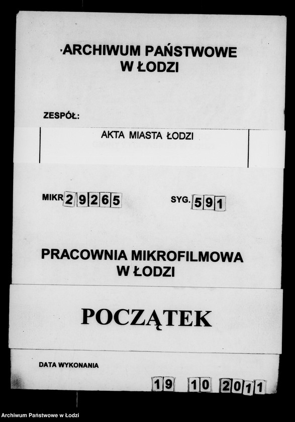 Obraz 1 z jednostki "Akta tyczące się zdawania rapportów o przybywających do miasta tutejszego cudzoziemcach"