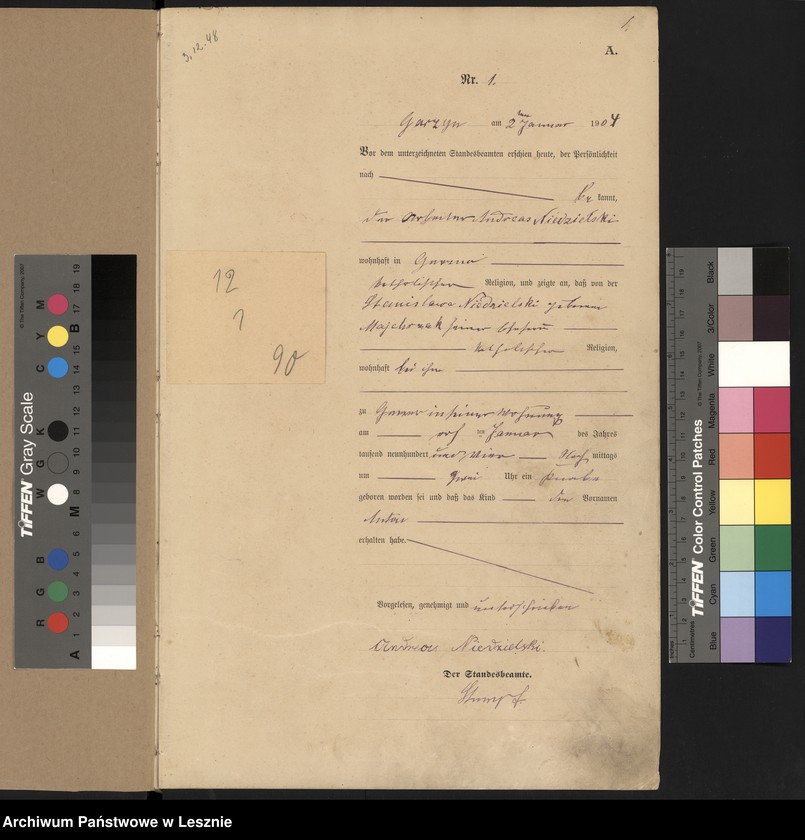 Obraz z jednostki "[Księga urodzeń]"