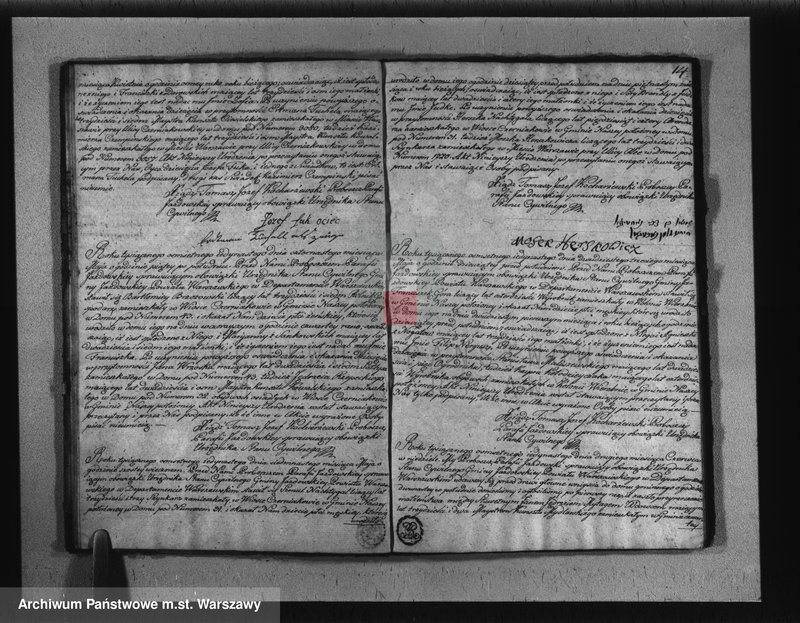 Obraz 16 z jednostki "Akta urodzeń, małżeństw, zgonów"