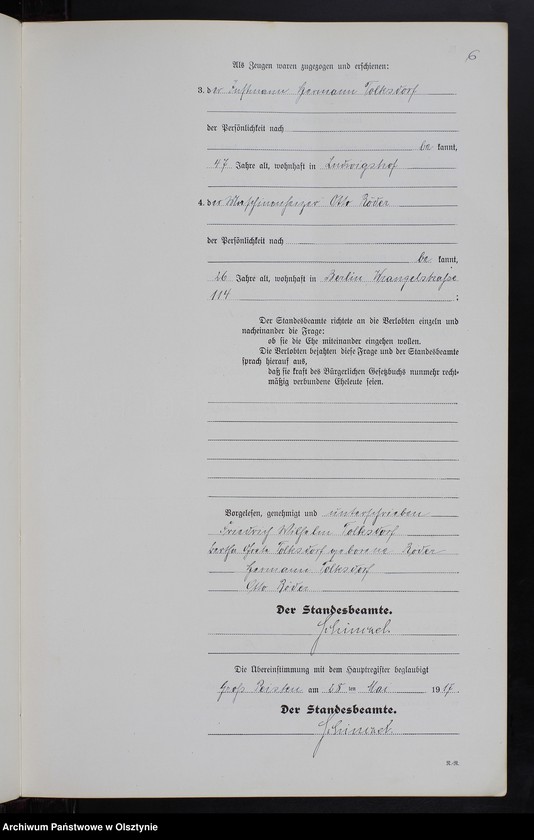 image.from.unit.number "Heiraths-Neben-Register Nr 1 - 8 [ Księga małżeństw - wtóropis ]"