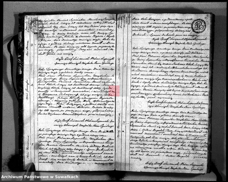 image.from.unit.number "Księga Aktów Cywilnych Zeyscia Gminy Leypuńskiej od Dnia 1-o Maja 1808 R-y zaczęta, a 1-o Maja ukoczona 1809 r."