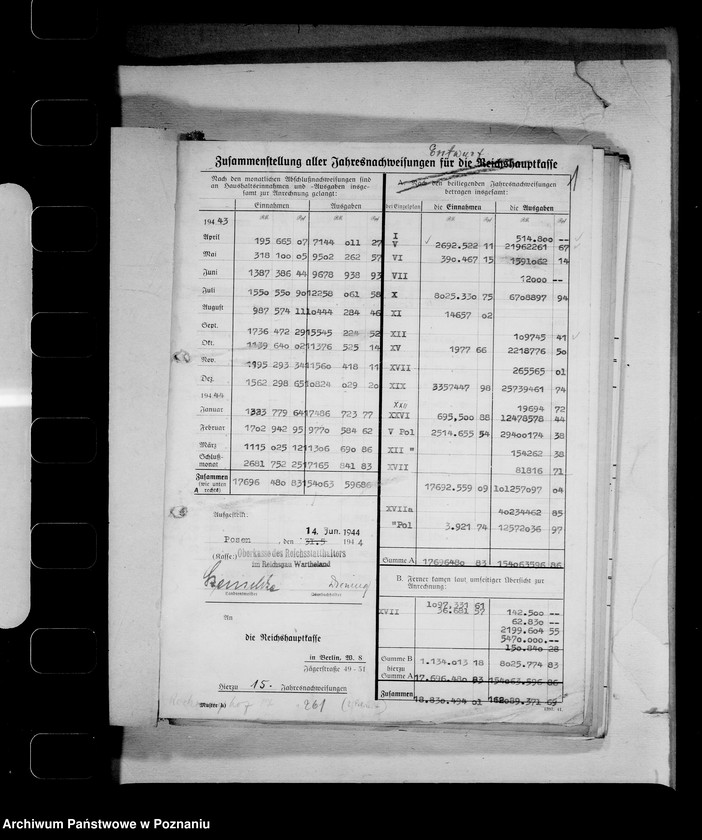 Obraz 5 z jednostki "Abschlussnachweisungen"