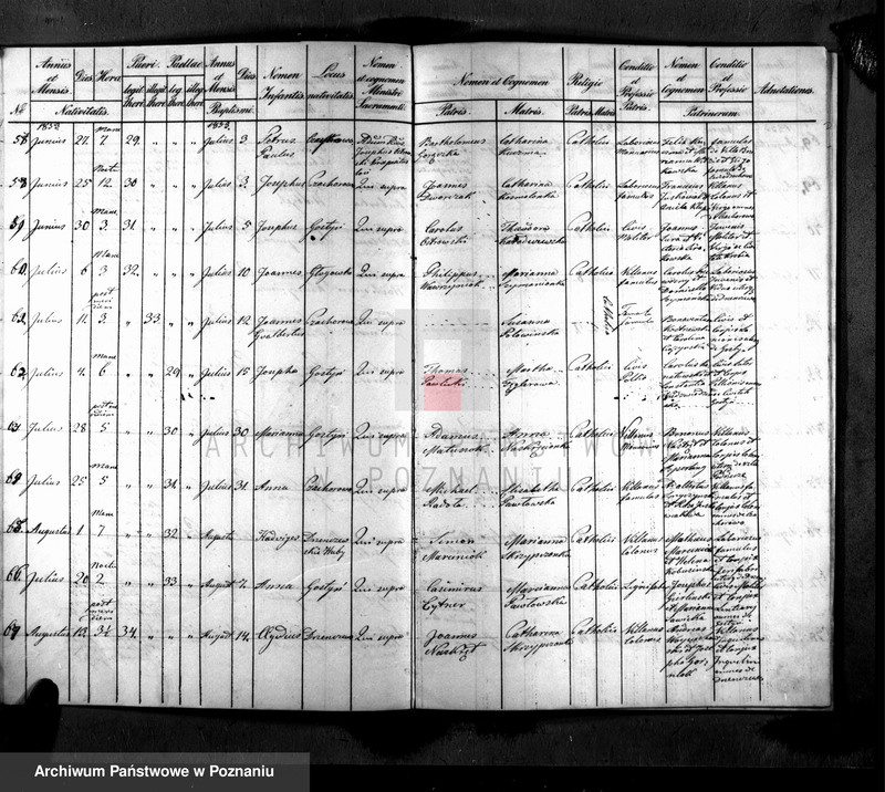 Obraz 8 z jednostki "Liber baptisatorum, copulatorum, mortuorum"