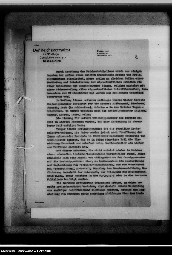 Obraz 6 z jednostki "Allgemeines betreff: Veröffentlichungen über Kreissippenämter"