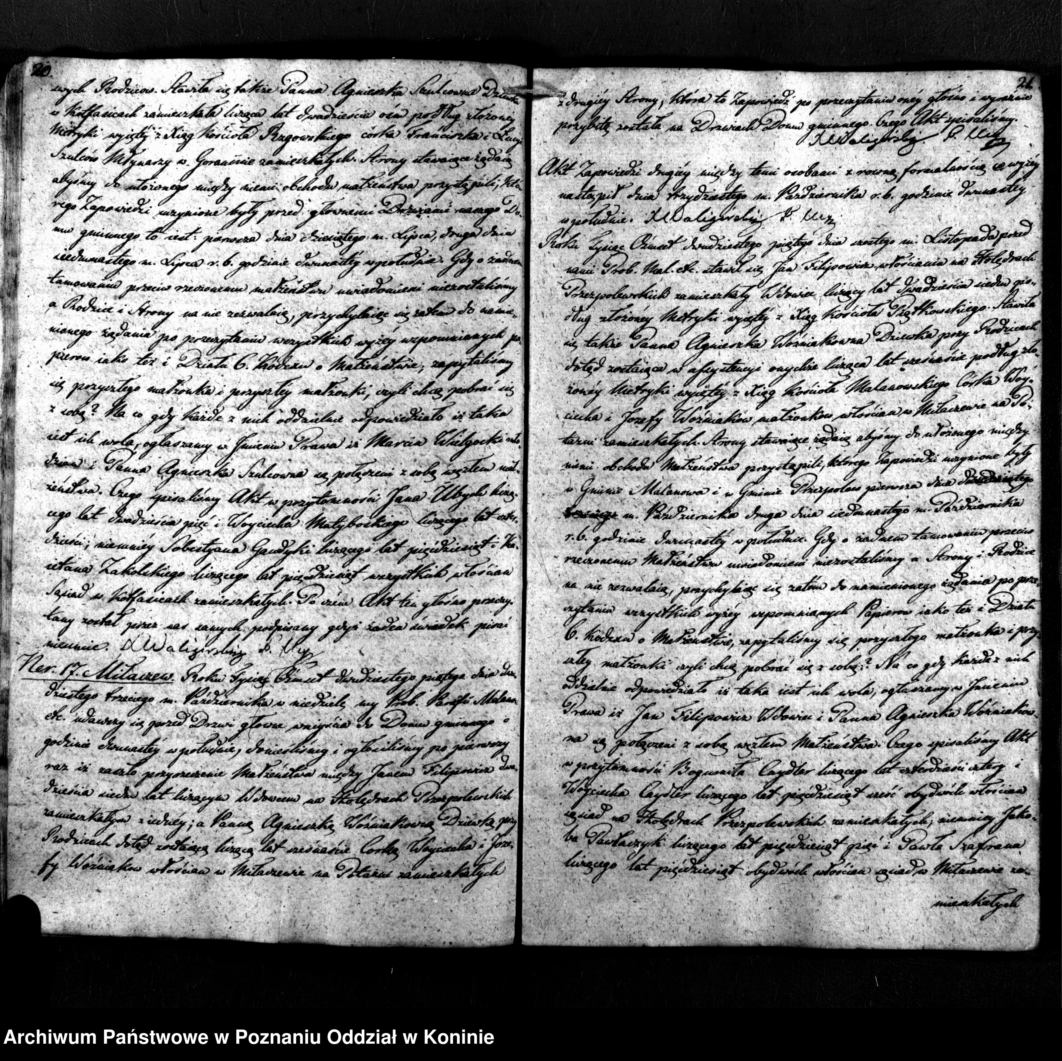 Skan z jednostki: Akta małżeństwa