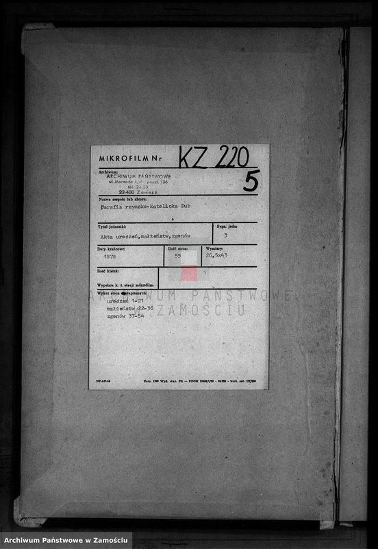 image.from.unit.number "Akta urodzeń, małżeństw, zgonów"