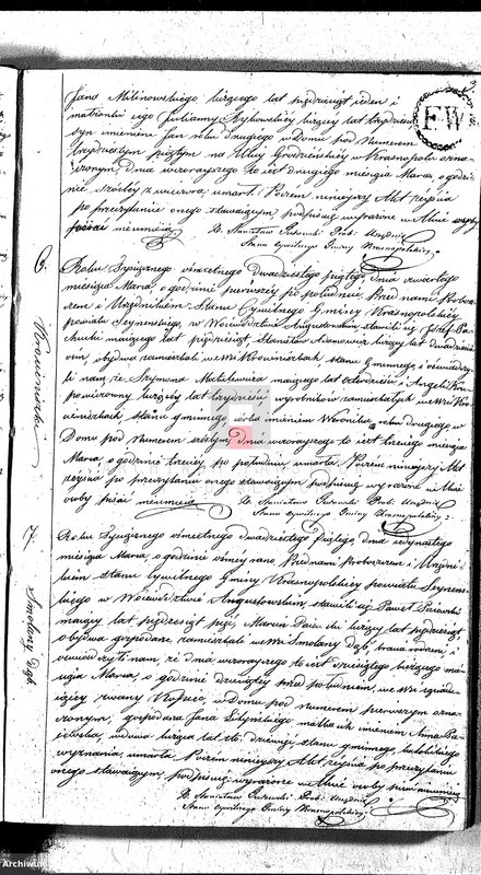 image.from.unit.number "Akta Zeszłych Gminy Krasnopolskiey Powiatu Seyneńskiego od 1-go Stycznia 1825. Województwo Augstowskie."