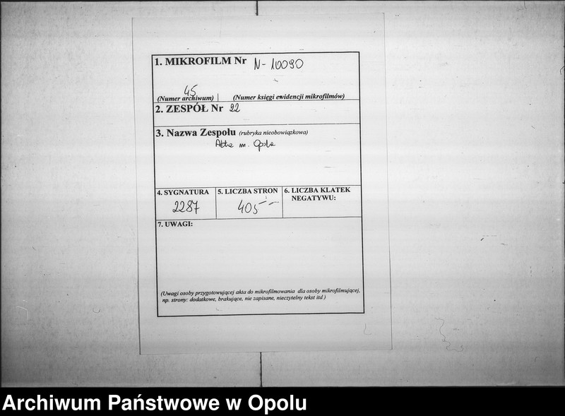 Obraz 2 z jednostki "Acta des Magistrats zu Oppeln betreffend das hiesige Fleischer-Mittel"