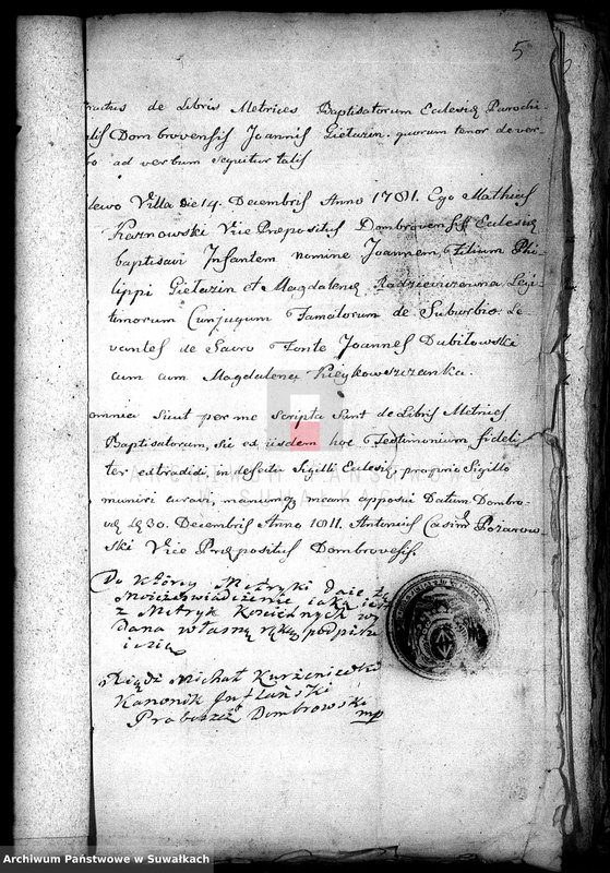 image.from.unit.number "Aneksy do Akt Cywilnych małżeństwa Gminy Krasnopolskiej za rok 1812"
