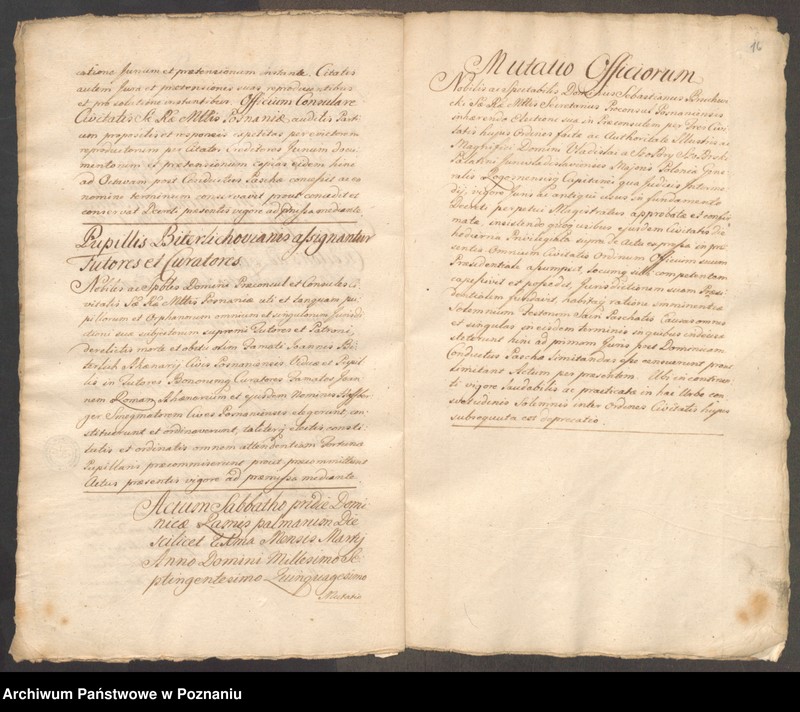 Obraz 19 z jednostki "Acta coram officio consulario Posnaniensi."