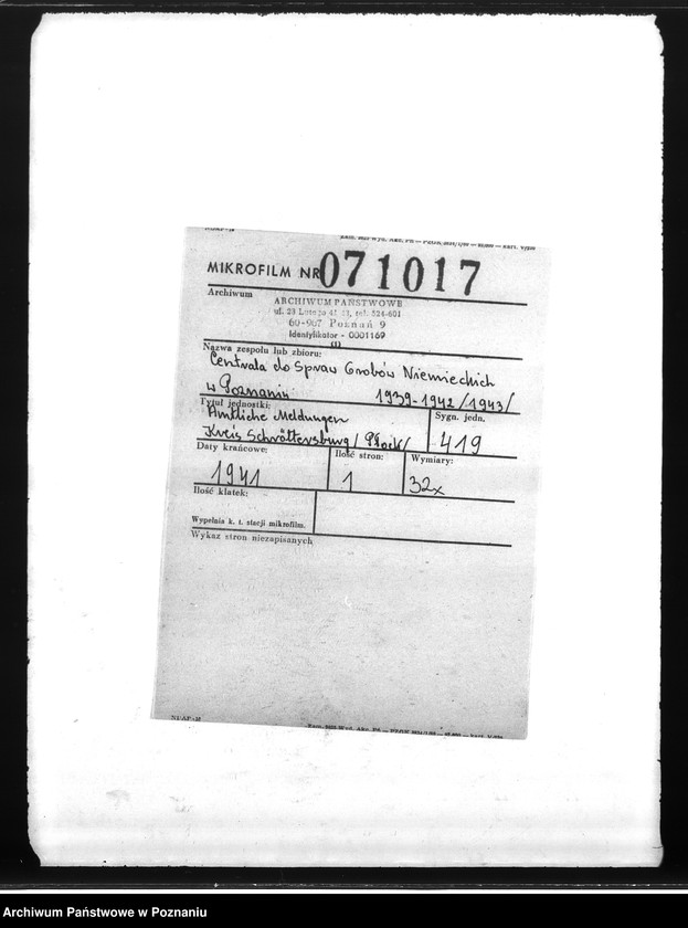 Obraz 2 z jednostki "Amtliche Meldungen Kreis Schröttersburg (Płock)"