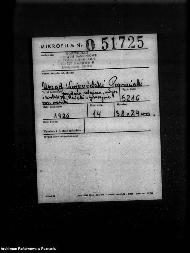 Obraz 2 z jednostki "Gorzelnia rolnicza, młyn i tartak K. Rzóski w Gołaszynie powiat rawicki"